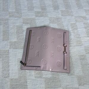 Michael Kors Blush Pink Embossed Wallet